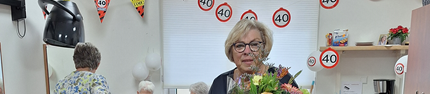 Truus 40 jaar in dienst