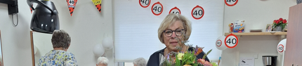 Truus 40 jaar in dienst