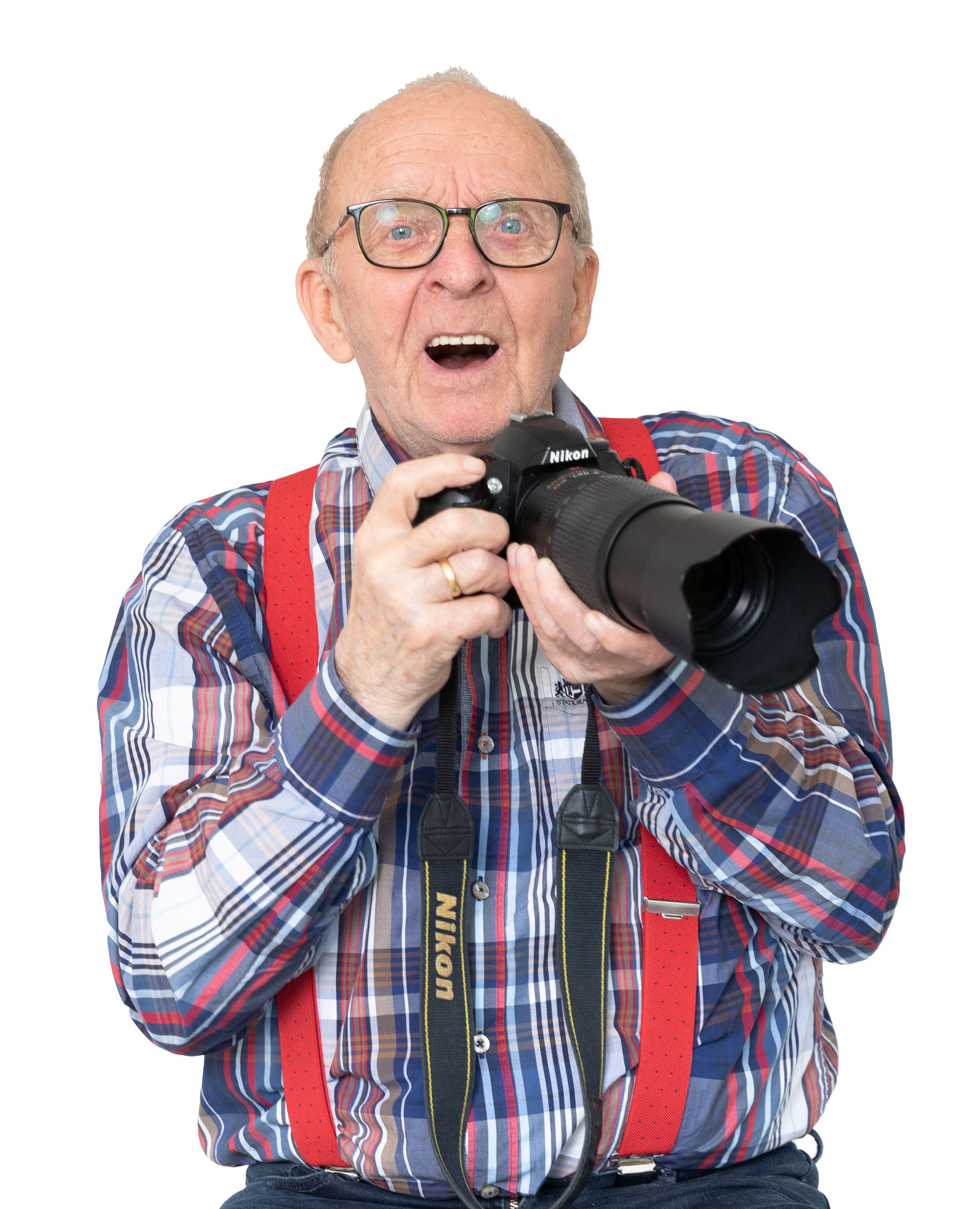 meneer met camera